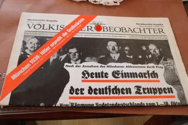 Zeitung Original-Nachdruck - Völkischer Beobachter Norddeutsche Ausgabe 01.10.1938